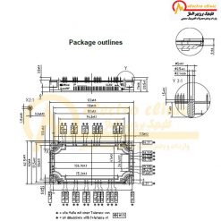 آی جی بی تی هفت تایی 150 آمپر 1200 ولت FP150R12KT4 INFINEON اینفنیون آی جی بی تی هفت تایی 150 آمپر 1200 ولت FP150R12KT4 INFINEON اینفنیون