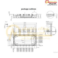آی جی بی تی شش تایی 150 آمپر 1200 ولت INFINEON FS150R12KT3 اینفنیون آی جی بی تی شش تایی 150 آمپر 1200 ولت INFINEON FS150R12KT3 اینفنیون