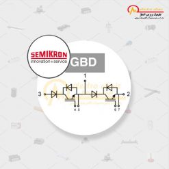 آی جی بی تی دوبل 300 آمپر 1200 ولت SEMIKRON SKM300GBD12T4 سمیکرون 2 skm300gbd12t4