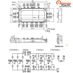 آی جی بی تی 7MBR50VR120-50 7MBR75VR120-50 7MBR100VR120-50 7MBR150VR120-50ساخت شرکت فوجی الکتریک (Fuji Electric)