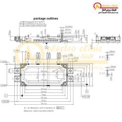 آی جی بی تی دوبل 450 آمپر 1200 ولت FF450R12ME4_B11 اینفنیون (INFINEON) 3 FF600R12ME4