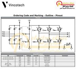 آی جی بی تی P840 دارای جریان 15 آمپر و ولتاژ 1200 ولت ساخت شرکت وینکوتچ (Vincotech) آلمان