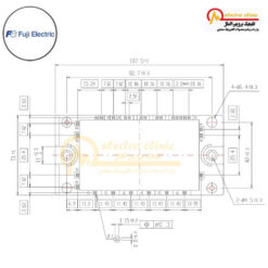 آی جی بی تی هفت تایی 7MBR25SC120-50 7MBR15SC120-50 فوجی الکتریک (Fuji Electric)