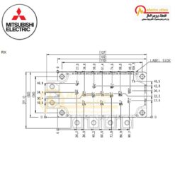 آی جی بی تی هفت تایی 100 آمپر 1200 ولت CM100RX-24S میتسوبیشی (MITSUBISHI) 4 آی جی بی تی هفت تایی 100 آمپر 1200 ولت CM100RX-24T میتسوبیشی (MITSUBISHI)