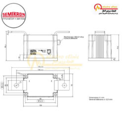 تریستور 819 آمپر 2200 ولت SKET 741/22 E سمیکرون (SEMIKRON) 2 تریستور 819 آمپر 1800 ولت SKET 801/18 E سمیکرون (SEMIKRON)